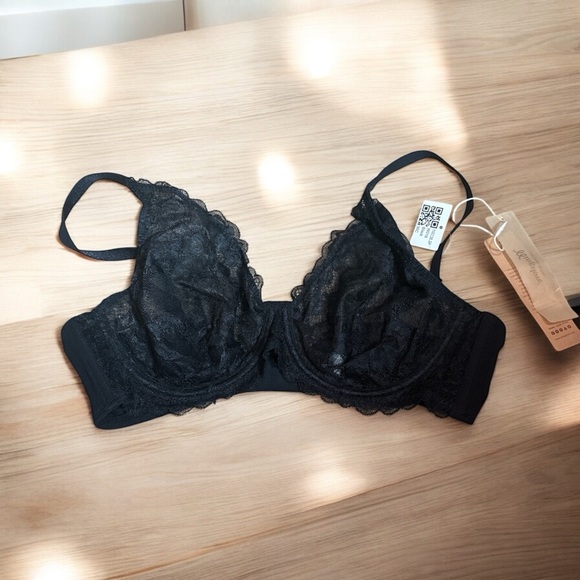 Wingslove Sexy Sheer Mesh Bra | 36C | Black | NWT - Picture 3 of 5